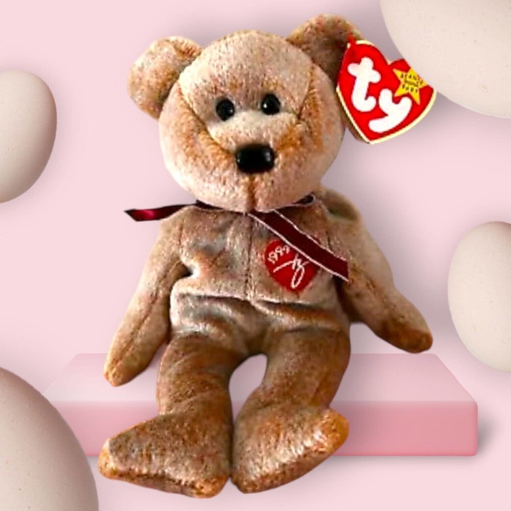 TY Beanie Baby 1999 SIGNATURE BEAR Original Vtg Retired Collectible Rare Errors